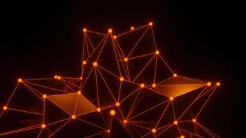 abstracte achtergrond van sci fi moderne futuristische lijn internet verbinding, 3D illustratie rendering foto