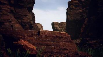 Colorado rivier snijdt door rots bij Grand Canyon foto