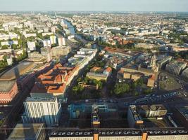 luchtfoto van berlijn foto