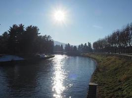 Canale Cavour Canal in Chivasso foto