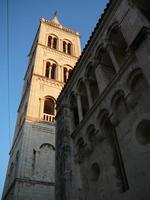 uitzicht op de kerk van zadar foto