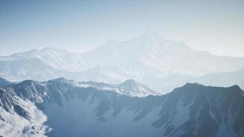 alpen bergen vanuit de lucht foto