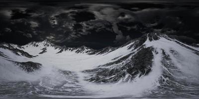 vr 360 noorwegen bergen ernstig landschap foto