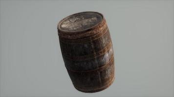 klassiek oud verroest houten vat foto