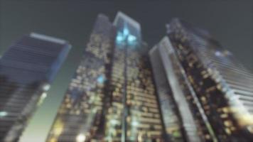 abstracte stedelijke nachtlampje bokeh intreepupil achtergrond foto