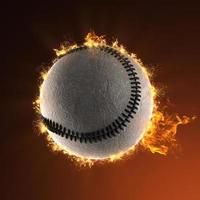 honkbal in vuur en vlam foto