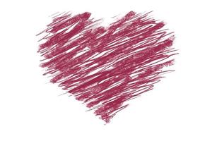 fijne Valentijnsdag. hartvormig symbool van liefde. foto
