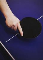 professionele pingpongspeler foto