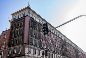 straat met stoplicht foto