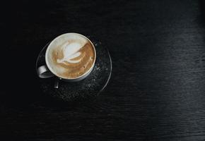 kopje koffie met patroon foto