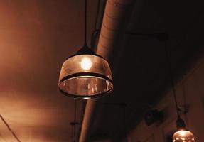 lamp in loft interieur foto