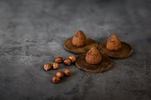 chocolade truffel snoepjes foto