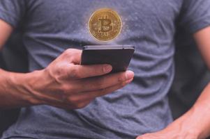 handel handel crypto valuta munten bitcoin uitwisselingen investeren metaverse aandelen foto