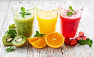 gezonde fruitsmoothies foto