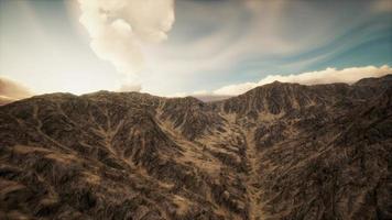 berglandschap op grote hoogte foto