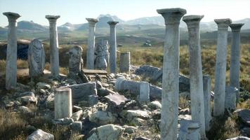 de oude Griekse tempel in Italië foto