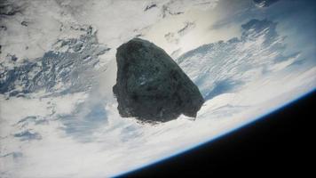 gevaarlijke asteroïde nadert planeet aarde foto