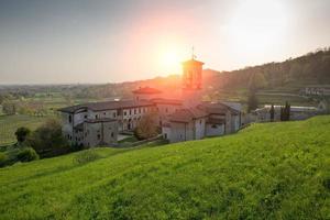 bergamo italië 2019 unesco erfgoed klooster van astino foto