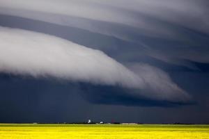 prairie onweerswolken foto