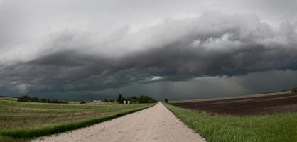 prairie onweerswolken canada foto