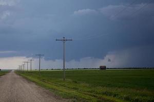 prairie onweerswolken foto