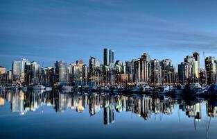 vancouver skyline canada foto