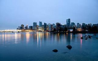 vancouver skyline canada foto