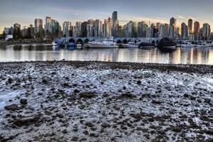 vancouver skyline canada foto