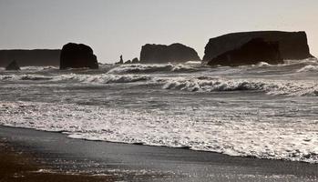 zonsondergang bandon oregon foto