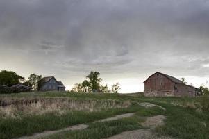 prairie onweerswolken canada foto