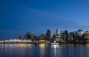 vancouver skyline canada foto