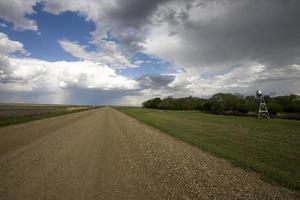 prairie onweerswolken canada foto