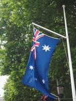 Australische vlag van Australië foto