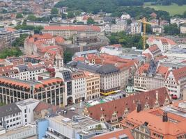 luchtfoto van leipzig foto