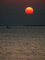 visser op het eiland Bintan foto