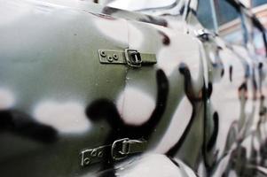 detail over militaire auto jeep foto