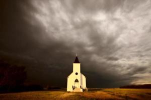 bewolkte dag in Saskatchewan foto