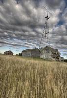 verlaten boerderij saskatchewan canada foto