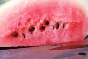 watermeloen close-up weergave foto