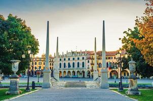 historisch stadscentrum van padua foto