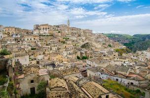 matera sassi historisch centrum sasso caveoso, basilicata, italië foto