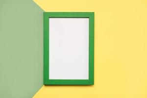 groen frame met witte kopie space.abstract background foto