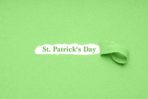 st. patrick's day wordt gevierd op 17 maart foto