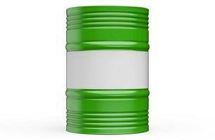 olie-industrie metalen containers illustratie 3D-rendering foto