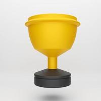 3D cartoon pictogram trofee voor mockup sjabloon presentatie infographic 3d render illustratie foto