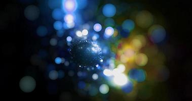 abstract donkerblauw melkwegvervaging glitter vintage ruimte elegant rookuniversum met stermelkweg melk sterrenstof op donkere zwarte melkweg. foto