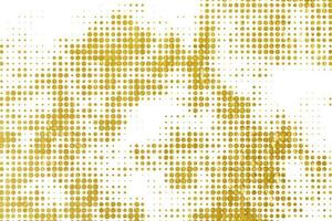 abstracte gouden halftone textuur. grunge achtergrond van gouden stippen. foto