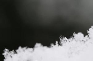 sneeuwkristal zoals bloem foto