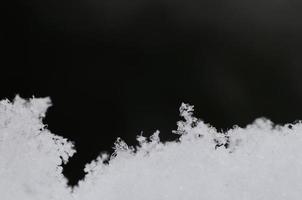 mooie mix van sneeuwkristallen foto