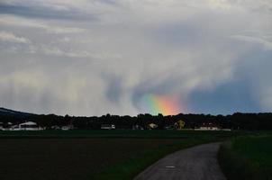 regenboog en wolk foto
